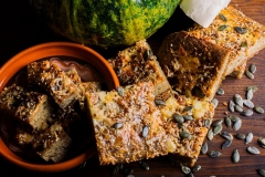 Jerpica with cottage cheese and pumpkin seeds